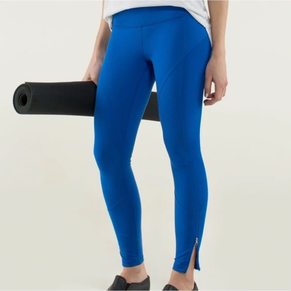 Lululemon Patience Pant Full-On Luon Baroque Blue RARE size: 6